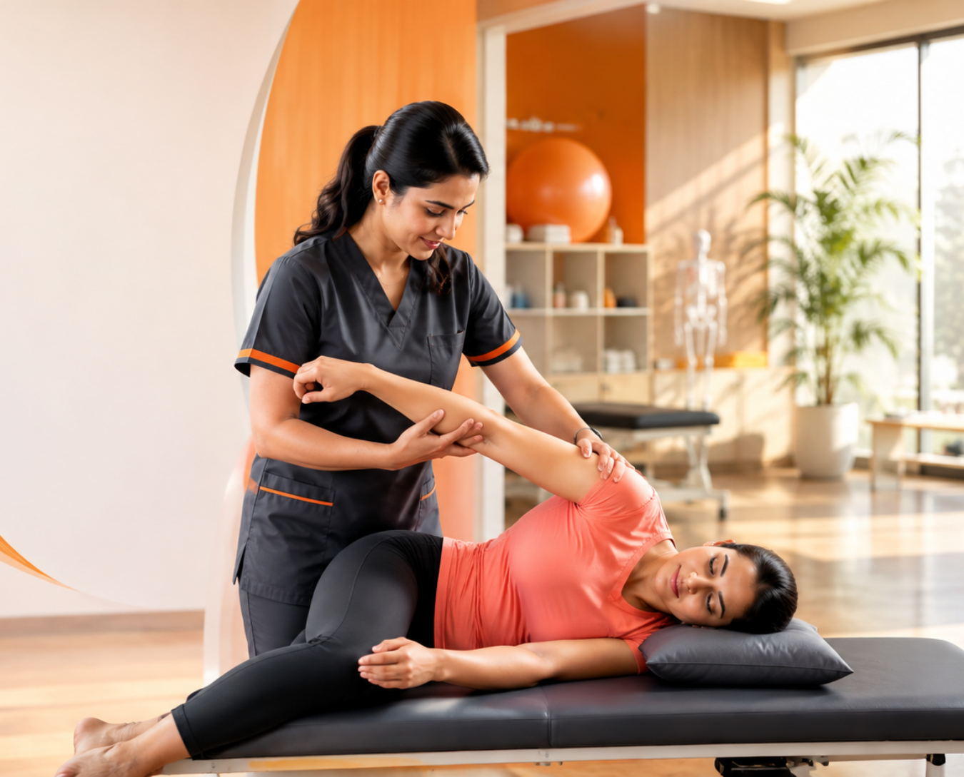 Pari Physiotherapy Centre physiotherapist treating a patient